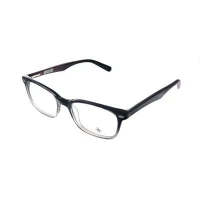 Original Penguin Pe Clyde Bk 50mm Unisex Rectangle Eyeglasses 50mm In Multi