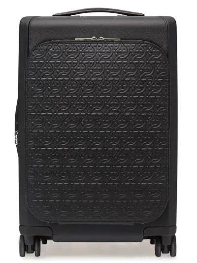 Ferragamo Logo Trolley Home & Lifestyle Black In Black