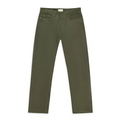 Aimé Leon Dore Green Micro Cord Relaxed-fit Jeans In Green