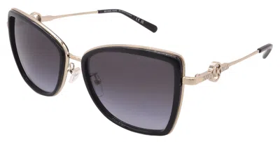 Michael Kors Sunglasses Mk1067b-10148g-55-18-140 Non-polarized In Brown