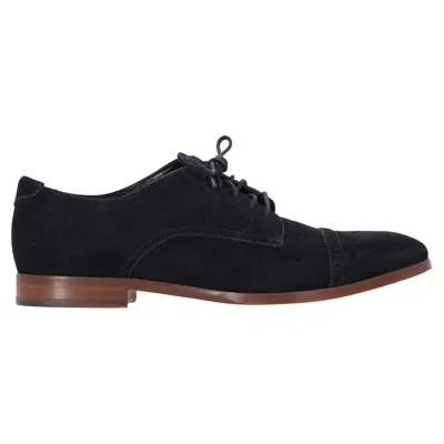 Jimmy Choo Woman Lace-up Shoes Midnight Blue Size 10.5 Soft Leather In Blue
