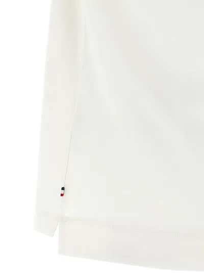 Moncler Crew Neck Printed Short Sleeve T-shirt In White