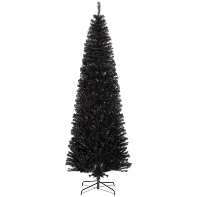 Hivvago 8ft Pencil Christmas Tree In Black