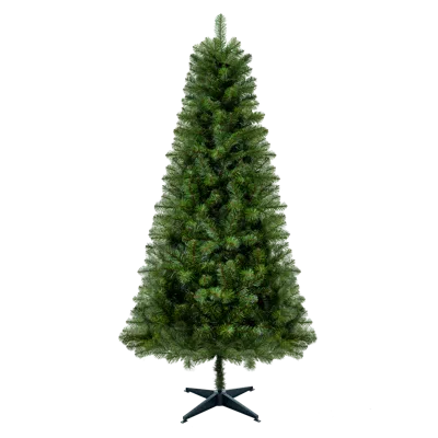 Hivvago 6ft Hinged Unlit Artificial Christmas Tree With 582 Tips In Green