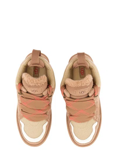 Ugg Webbing Heel Strap Logo Patch Sneakers In Brown