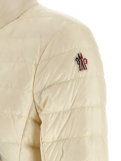Moncler Grenoble Ivory Nylon Walibi Down Jacket In Neutral