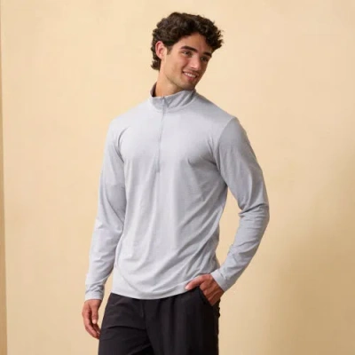Csg Mens  Active Define Half-zip In White