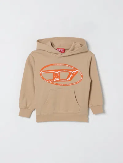 Diesel Sweater  Kids Color Beige In Pink