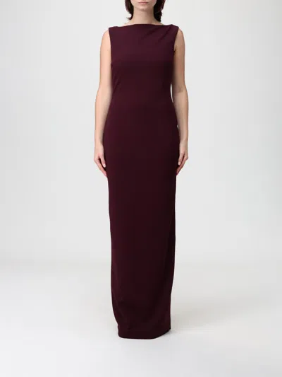 Solace London Dresses Red In Burgundy