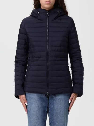 Tatras Black Down Jacket With Drawstring Hood In Tech Fabric Woman In Blue