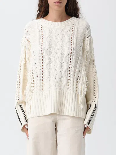 Hugo Boss Sweater Boss Woman Color White In White