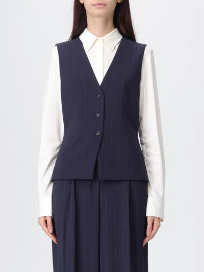 Hugo Boss Waistcoat Boss Woman Color Blue In Blue