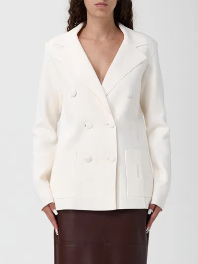 Elisabetta Franchi Jacket  Woman Color Milk In White