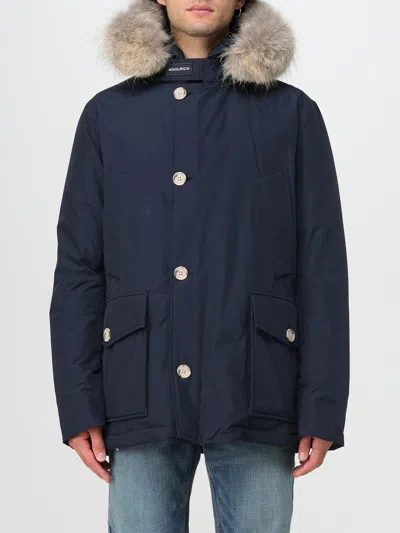 Woolrich Coat  Men Color Blue In Blue