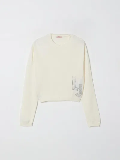 Liu •jo Sweater Liu Jo Kids Color Butter In White