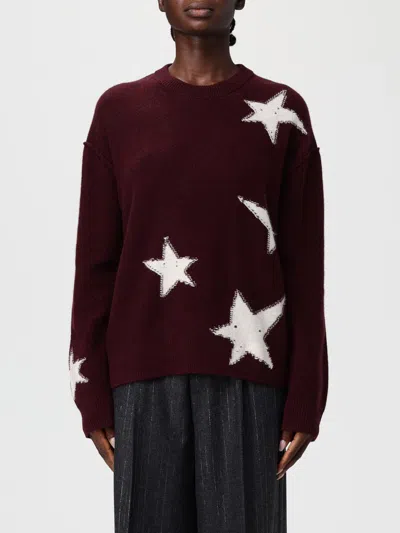Zadig & Voltaire Cashmere Sweater With Stars In Red