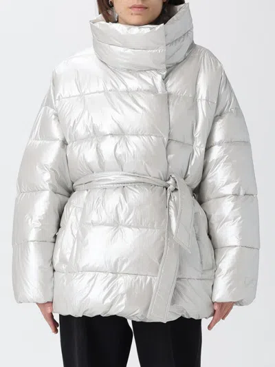 外套 EA7 女士 颜色 银色