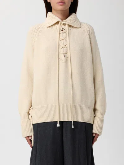Ermanno Scervino Pure Cashmere Sweater In Neutral