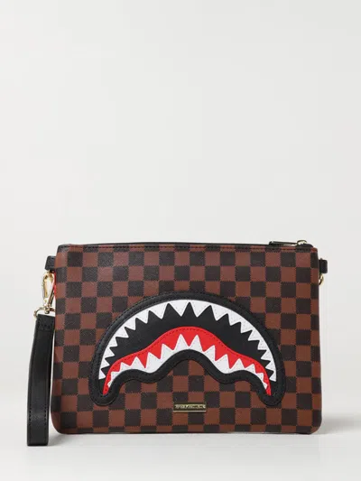 Sprayground Sharks In Paris Clutch Bag In Multi