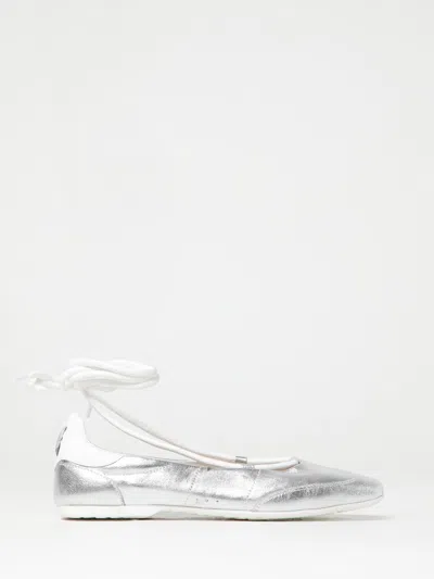 Patrizia Pepe Ballet Flat  Woman Color Silver In Multi