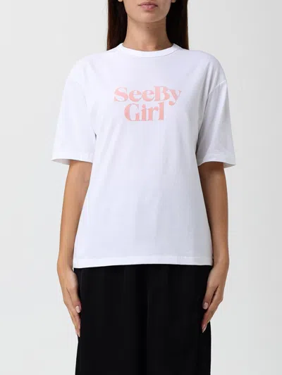 See By Chloé T-shirt  Woman Color White In White
