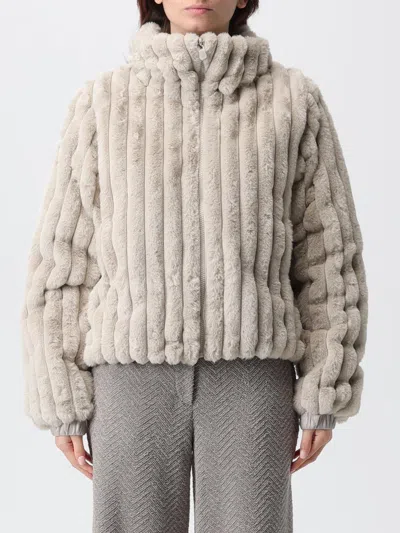 Save The Duck Jacket  Woman Color Ivory In Neutral