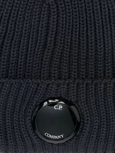 C.p. Company C.p.company Knit Wool Cap In Blue