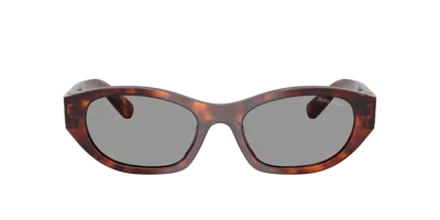 Miu Miu Woman Sunglasses Mu A03sf In Brown