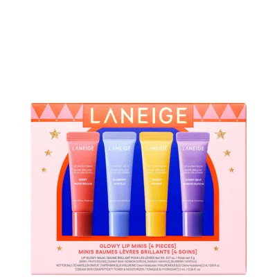 Laneige Glowy Lip Minis Set In Multi