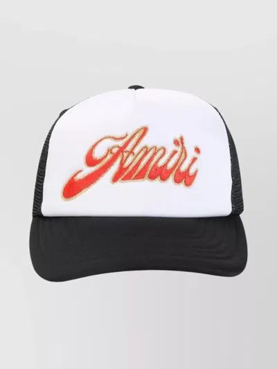 Amiri Trucker Hat With Curved Brim And Mesh In Multi