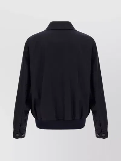 Baracuta G18 Melton Blu Jacket In Black