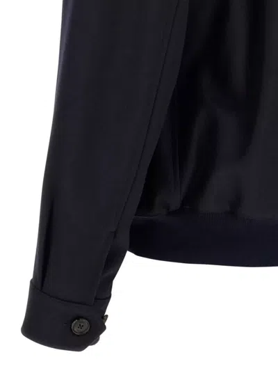 Baracuta G18 Melton Blu Jacket In Black