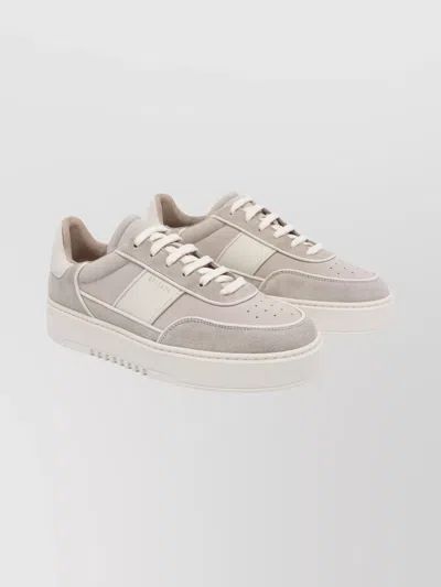 Axel Arigato Suede Low Top Sneakers With Rubber Sole In Multi