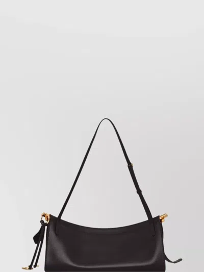 Alaïa Alaia Goatleather Shoulder Bag In Black