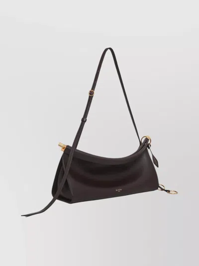Alaïa Alaia Goatleather Shoulder Bag In Black