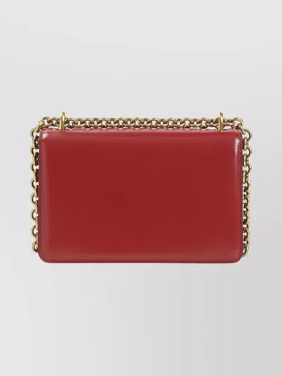 Valentino Garavani Garavani Vain Small Shoulder Bag In Shiny Calfskin Woman Rosso Valentino Uni