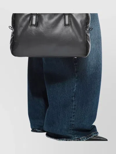 Stand Studio Rectangular Shoulder Bag Detachable Strap In Gray