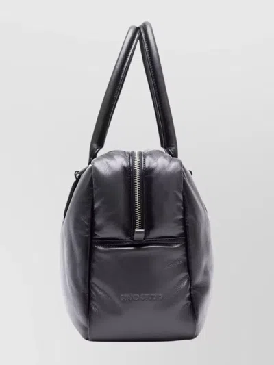 Stand Studio Rectangular Shoulder Bag Detachable Strap In Gray