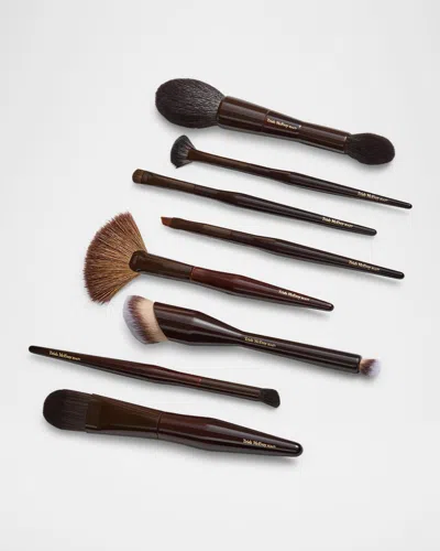 Trish Mcevoy Essentials Brush Collection In Cocoa Croc Pouch