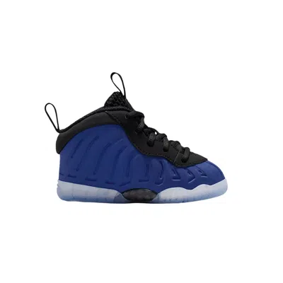 Pre-owned Nike Little Posite One Td 'deep Royal Black' | Blue | Infant Size 8