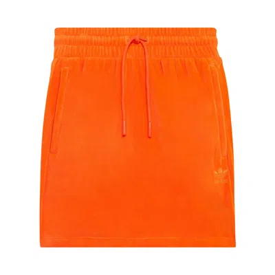 Pre-owned Adidas Originals Adidas X Jeremy Scott Skirt 'app Signal Orange' | Women's Size L