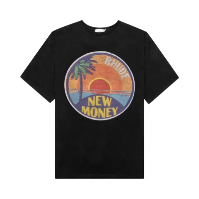 Pre-owned Rhude Sunset Tee 'vintage Black' | Men's Size M