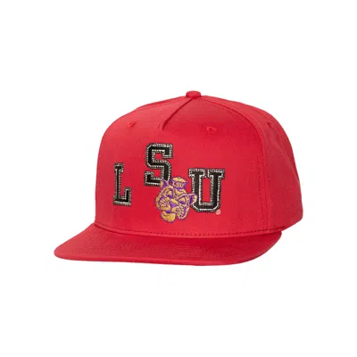 Pre-owned Cactus Jack By Travis Scott X Mitchell & Ness Louisiana State University Hat 'red' | Men's Size Ones