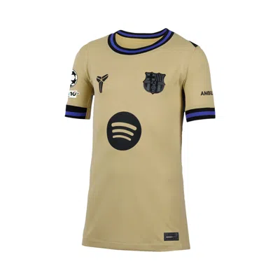 Pre-owned Nike X Kobe F.c. Barcelona 2025/26 Stadium Away Jersey 'team Gold/team Gold/persian Violet/black' |  In Yellow