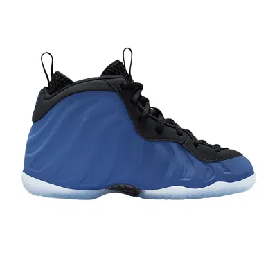 Pre-owned Nike Little Posite One Ps 'deep Royal Black' | Blue | Kid's Size 12