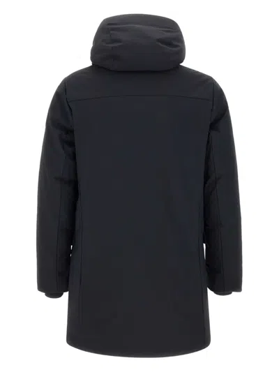 Save The Duck Mod. Wilson Hooded Padded Coat In Black