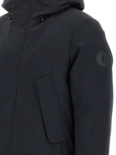 Save The Duck Mod. Wilson Hooded Padded Coat In Black