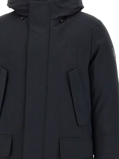 Save The Duck Mod. Wilson Hooded Padded Coat In Black