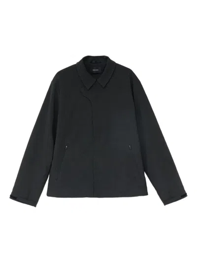 Hiking Patrol Zip-fastening Collared Jacket In Black