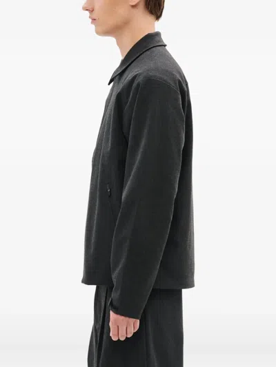 Hiking Patrol Zip-fastening Collared Jacket In Black